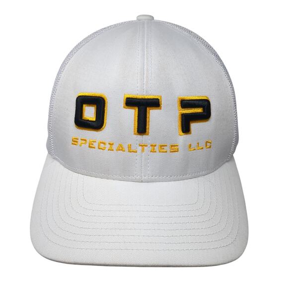OTP Specialties Snapback Baseball Cap White One Size Adjustable Pacific Headwear - Picture 1 of 12